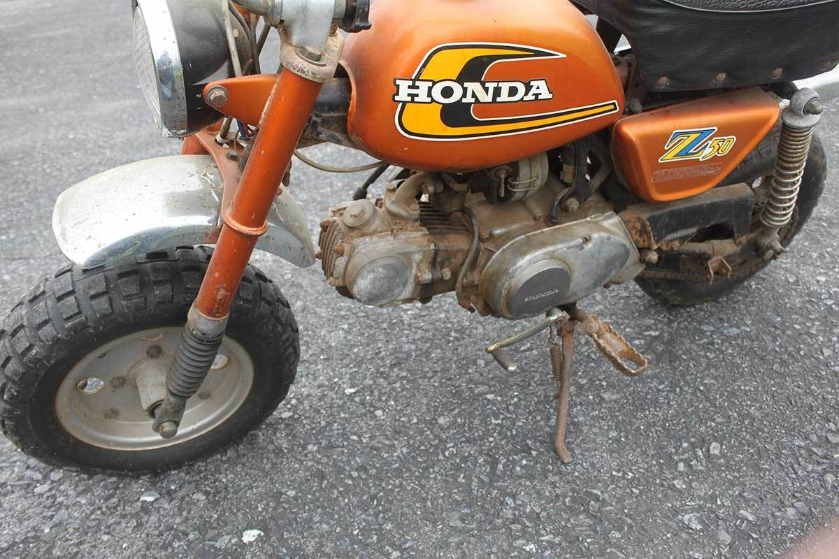 1974 Candy Topaz Orange Honda Z50 AK5 Restoration – Motorcycle